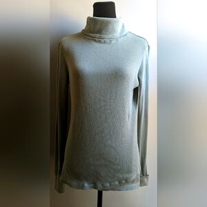 Like New!!!...Eddie Bauer Thermal Waffle Knit Tulip Hem Long Sleeve Top Size S